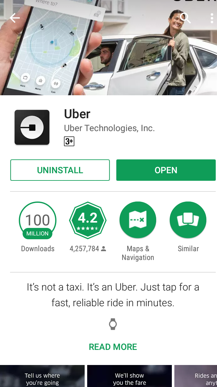 スマホアプリ「Uber 」の活用方法